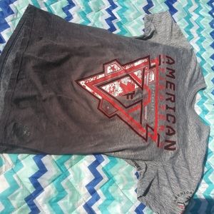 Mens American fighter shirt